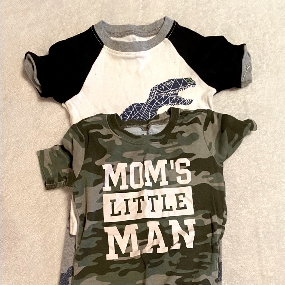 4T toddler boys summer pajamas